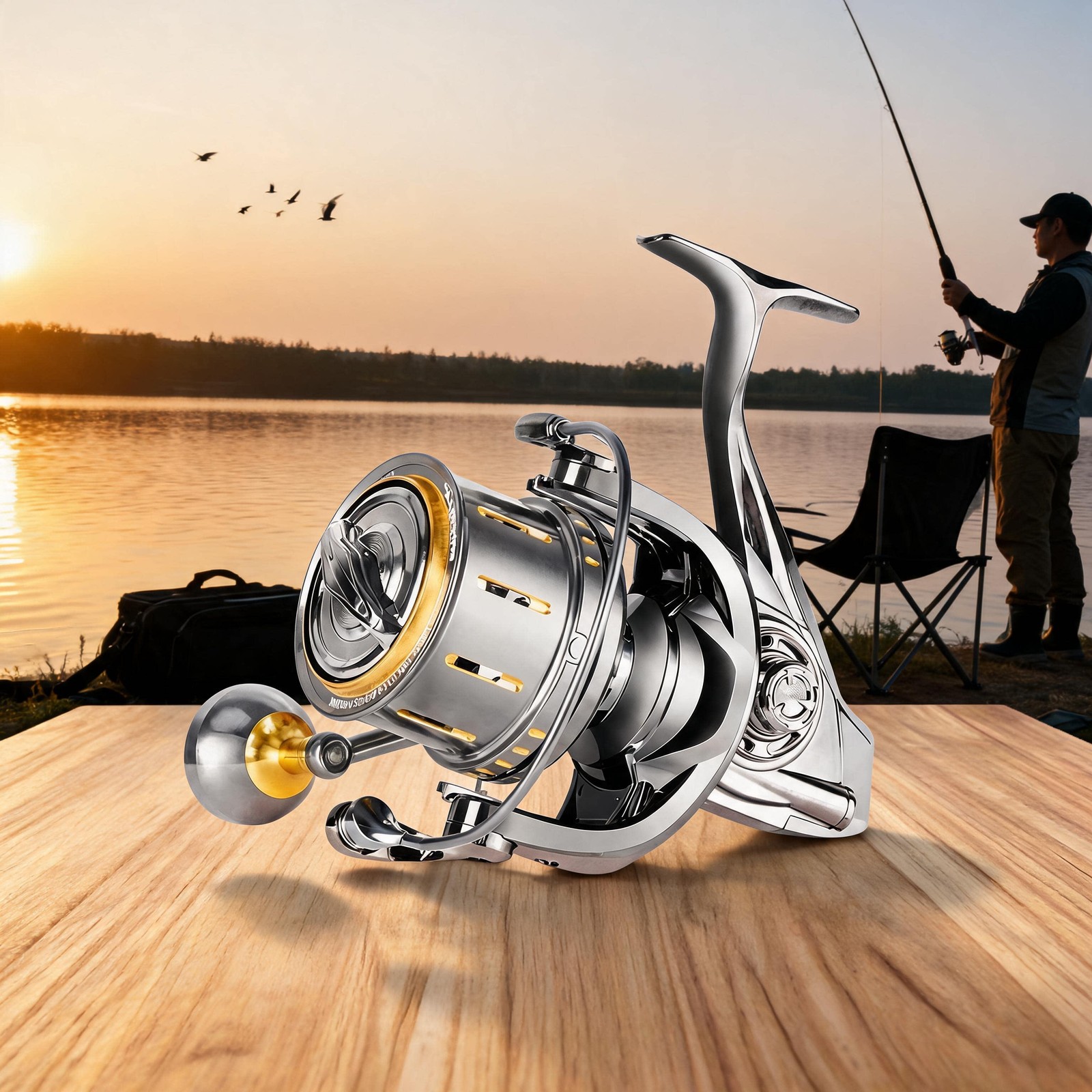 Reel Drag Knob - Reel Pancing Spinning Rasio 4.6:1, Daya