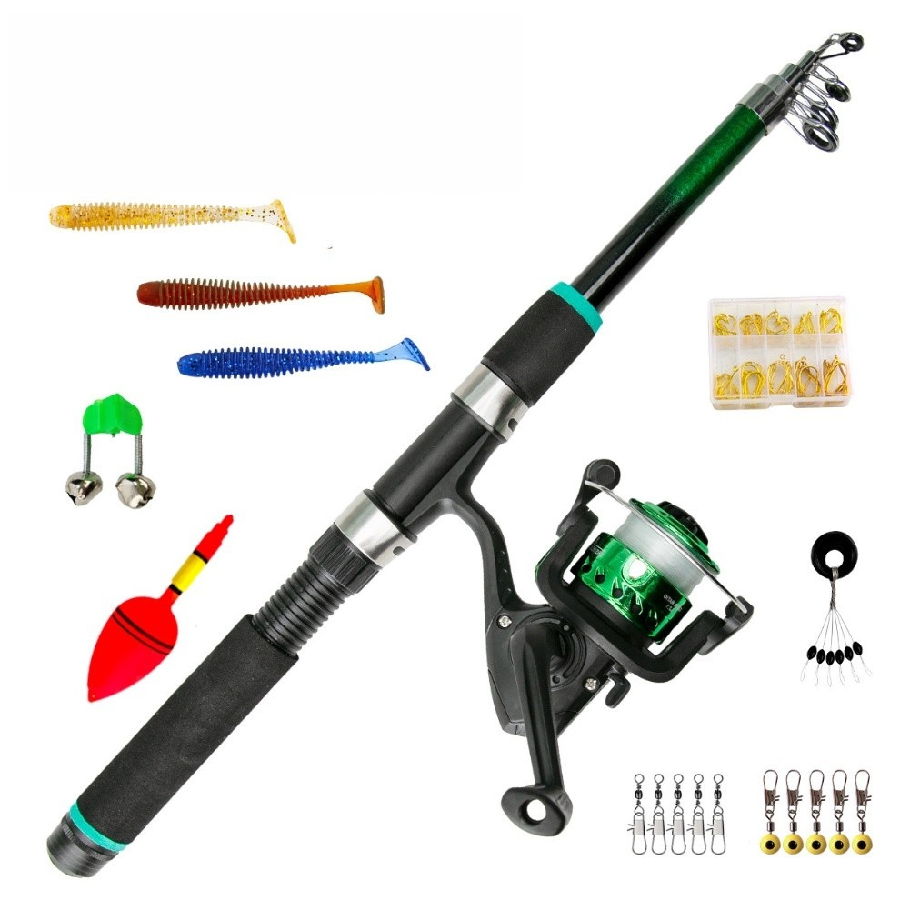 Joran Pancing Kompak dengan Re - Reel Bag ulasan dan harga