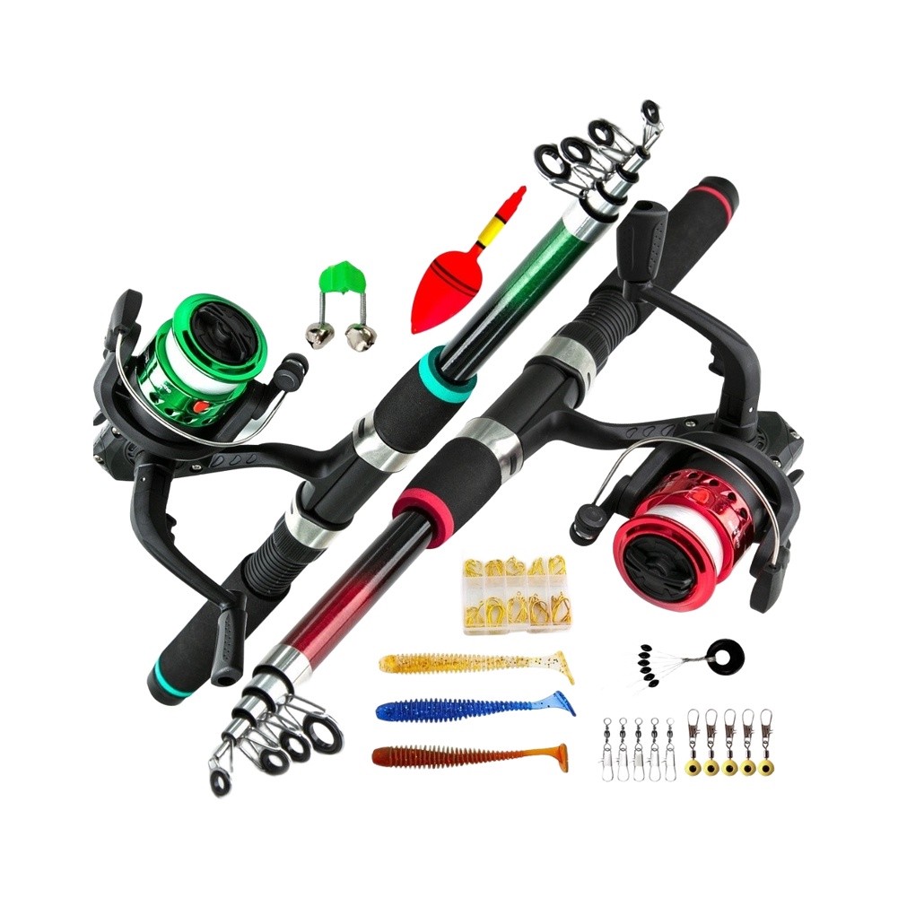 Joran Pancing Kompak dengan Re - Reel Bag ulasan dan harga